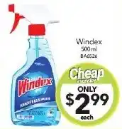 Cheap as Chips Windex 500ml offer