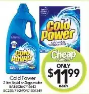 Cheap as Chips Cold Power offer