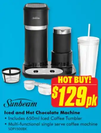 The Good Guys Sunbeam Iced and Hot Chocolate Machine offer