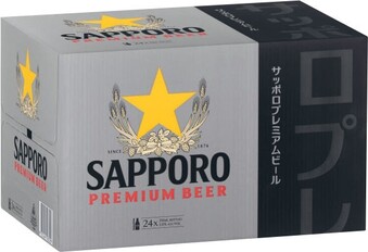 Coles Sapporo Bottles 24x355mL offer