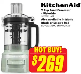 The Good Guys KitchenAid 9 Cup Food Processor offer