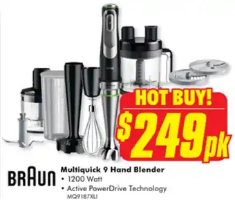 The Good Guys BRAUN Multiquick 9 Hand Blender offer