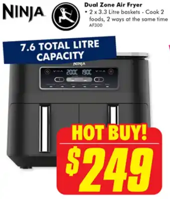 The Good Guys NINJA Dual Zone Air Fryer offer