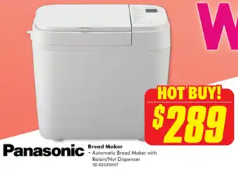 The Good Guys Panasonic Bread Maker offer