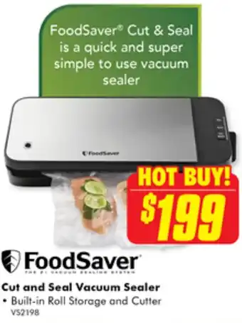 The Good Guys FoodSaver Cut and Seal Vacuum Sealer offer