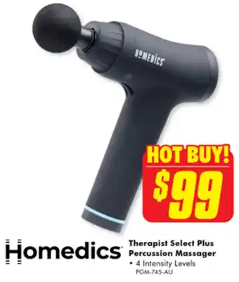 The Good Guys Homedics Therapist Select Plus Percussion Massager offer