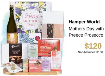 Dan Murphy's Hamper World Mothers Day with Preece Prosecco offer