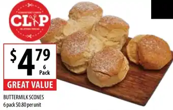 Supabarn BUTTERMILK SCONES 6 pack offer