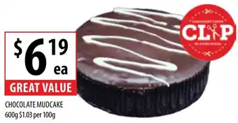 Supabarn CHOCOLATE MUDCAKE 600g offer