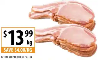 Supabarn BERTOCCHI SHORT CUT BACON offer