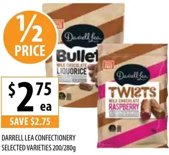 Supabarn DARRELL LEA CONFECTIONERY 200/280g offer