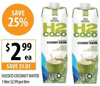 Supabarn H2COCO COCONUT WATER 1 litre offer