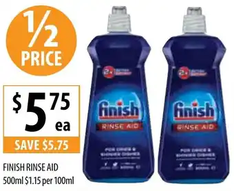 Supabarn FINISH RINSE AID 500ml offer