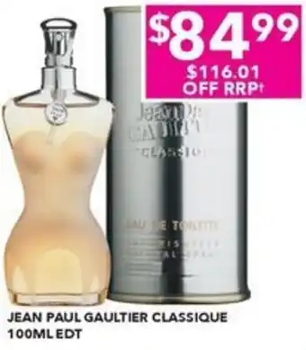 My Beauty Spot JEAN PAUL GAULTIER CLASSIQUE 100ML offer