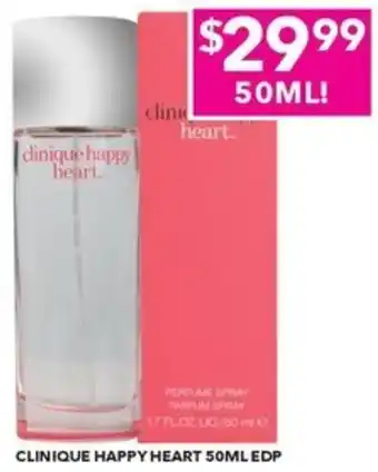 My Beauty Spot CLINIQUE HAPPY HEART 50ML offer