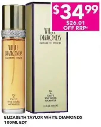 My Beauty Spot ELIZABETH TAYLOR WHITE DIAMONDS 100ML offer