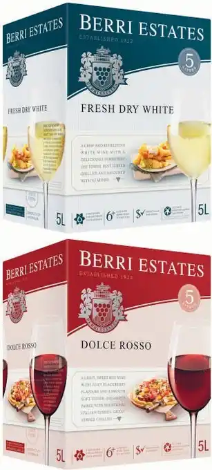 Coles Berri Estates 5 Litre Cask Range offer