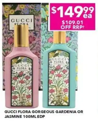 My Beauty Spot GUCCI FLORA GORGEOUS GARDENIA OR JASMINE 100ML offer