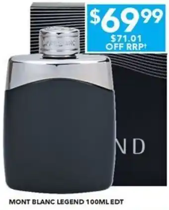 My Beauty Spot MONT BLANC LEGEND 100ML offer