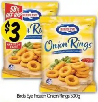 NQR Birds Eye Frozen Onion Rings 500g offer