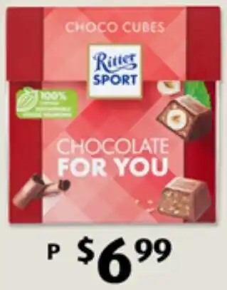 ALDI Ritter Sport Choco Cubes 176g offer