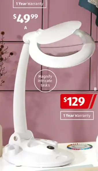 ALDI Magnified Task Lamp offer