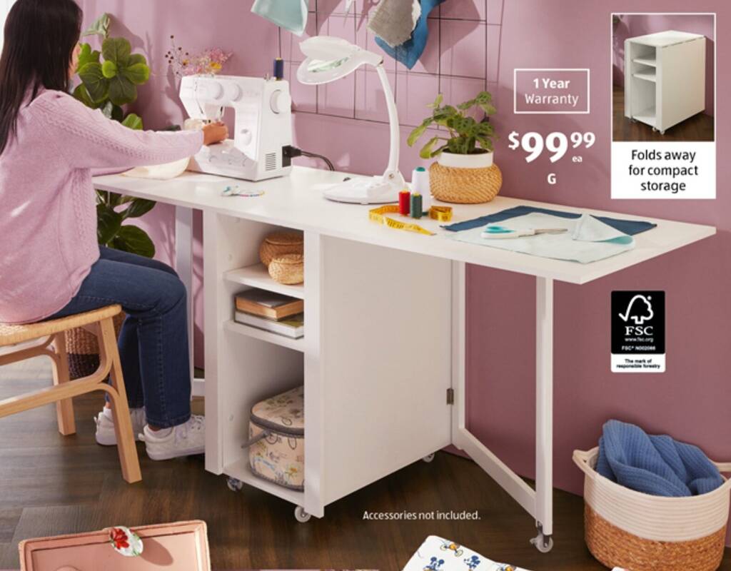 Hobby Sewing Table offer at ALDI