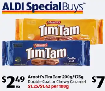 ALDI Arnott's Tim Tam 200g/175g offer