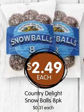 Spudshed Country Delight Snow Balls 8pk offer