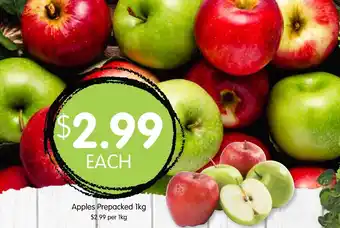 Spudshed Apples Prepacked 1kg offer