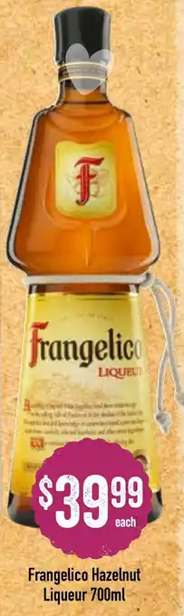 Spudshed Frangelico Hazelnut Liqueur 700ml offer