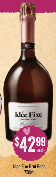 Spudshed Idee Fixe Brut Rose 750ml offer