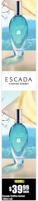 Chemist Warehouse Escada Chiffon Sorbet 100ml offer