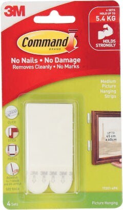 Coles Command Medium Picture Hanging Strips 4 Pack offer