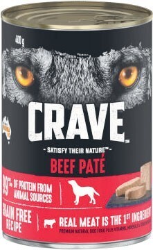 Coles Crave Dog Food 400g offer