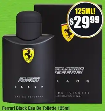 Chemist Warehouse Ferrari Black Eau De Toilette 125ml offer