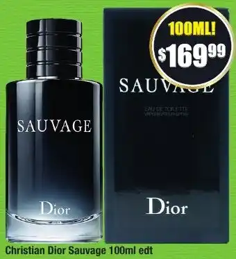 Chemist Warehouse Christian Dior Sauvage 100ml offer