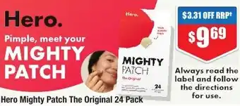 Chemist Warehouse Hero Mighty Patch The Original 24 Pack offer