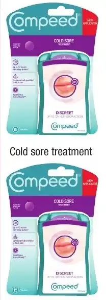 Chemist Warehouse Compeed Cold Sore Patch 15 Pack offer