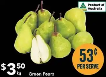 Ritchies Green Pears offer
