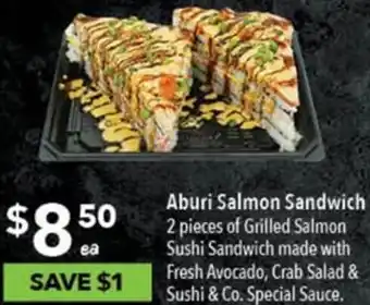 Ritchies Aburi Salmon Sandwich offer