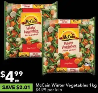 Ritchies McCain Winter Vegetables 1kg offer