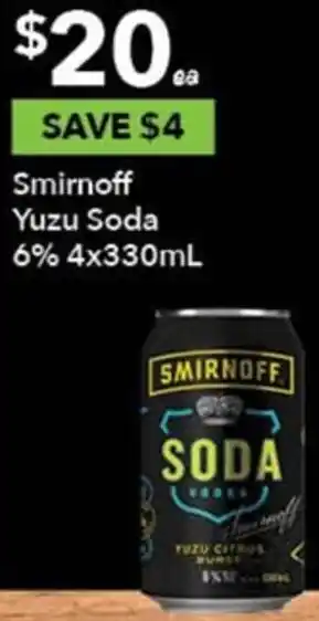 Ritchies Smirnoff Yuzu Soda offer