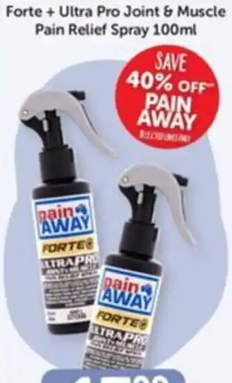 Forte + Ultra Pro Joint & Muscle Pain Relief Spray 100ml