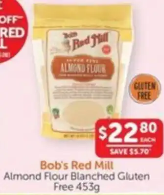 WHOLELIFE catalogue Bob's Red Mill Almond Flour Blanched Gluten Free 453g offer