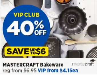 Spotlight MASTERCRAFT Bakeware offer