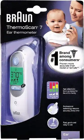 healthylife Braun ThermoScan 7 IRT 6520 Ear Thermometer offer