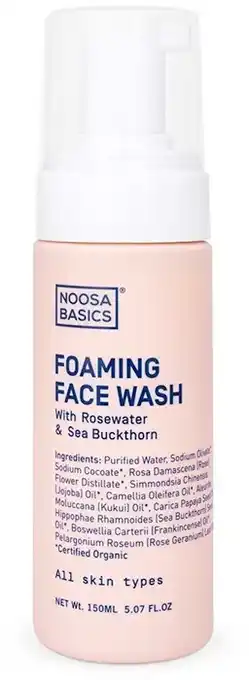 healthylife Noosa Basics Foaming Face Wash for All Skin Types 150ml offer