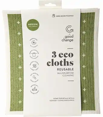 healthylife Good Change Store Eco Cloth Medium 3 Pack offer