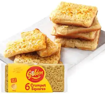 IGA Golden Crumpet Squares 6 Pack offer